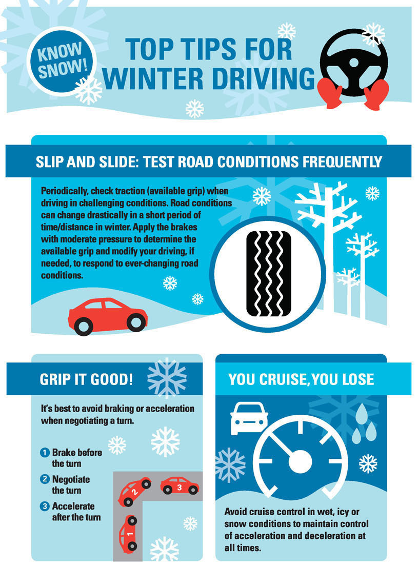 Winter Driving Infographic