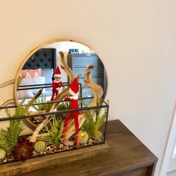 Bedroom picture in the mirror