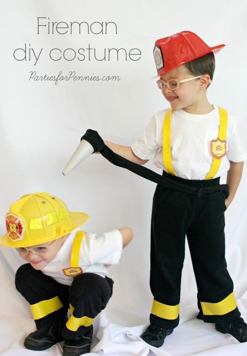 DIY Fireman costume