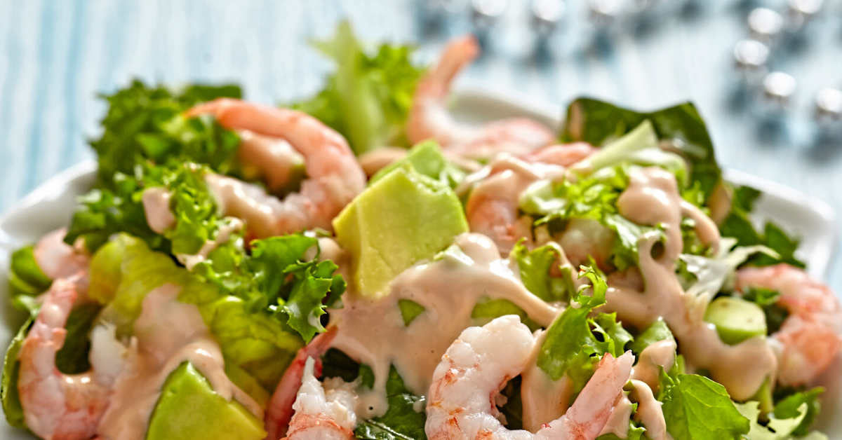 The Galveston Diet Recipe for Seared Shrimp Salad