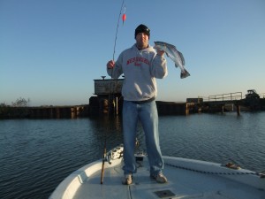 He Is Proud Of This Speckled Trout