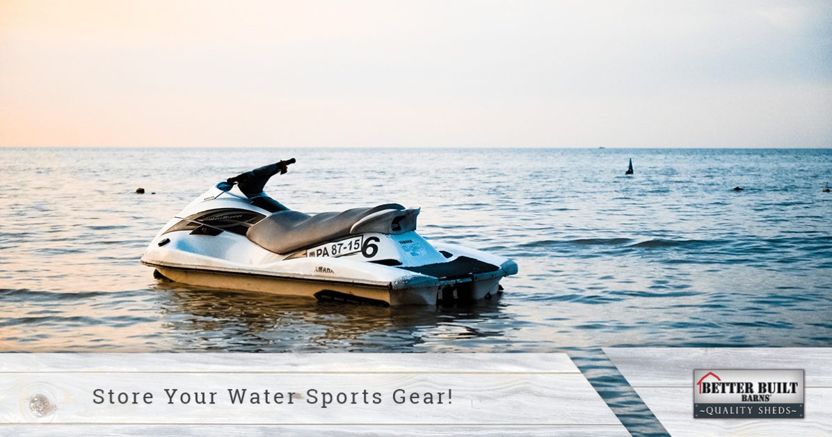Custom Sheds Washington Safely Store Your Water Sports Gear!
