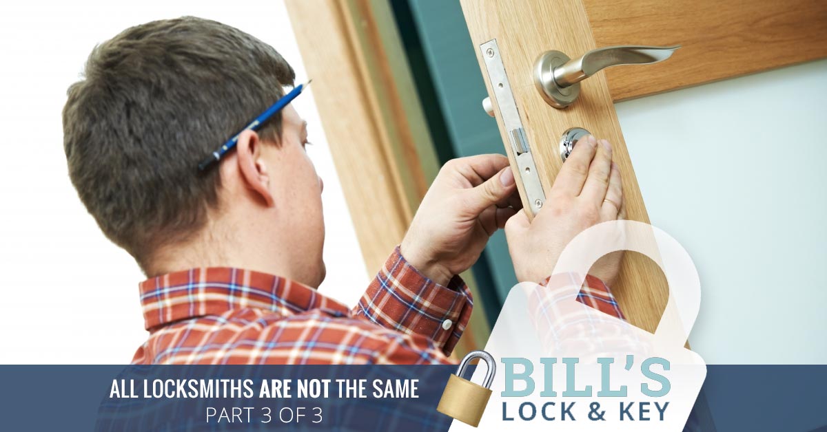 Bill's Lock & Key Locksmiths Do the Job Right, Albuquerque, NM