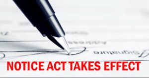 Notice Act
