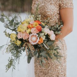A Chic Bridal Bouquet