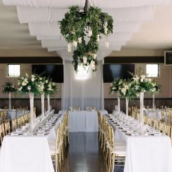 Chandelier Flowers For A Fort Collins Wedding