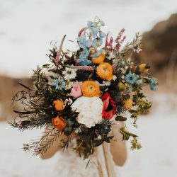 Love This Floral Colors For This Colorado Winter Wedding