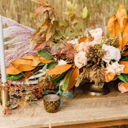 Gorgeous Fall Centerpiece Flowers In Colorado