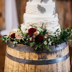 Stunning cake flowers from your Fort Collins wedding boutique florist.