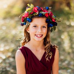 Lush hair flowers.