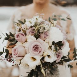 Soft and beautiful bridal bouquet.