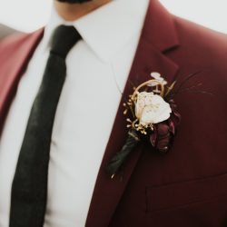 Boutonnière from Bliss.