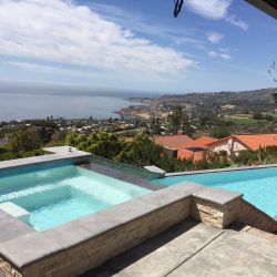 Stunning luxury pool with a view.