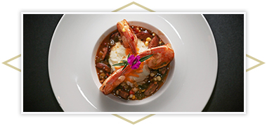 Andouille Shrimp & Grits