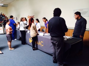 Christine Davies of Casa Companion Homecare Solutions at the MAAC Bridge To Employment Employer Social October 2, 2014
