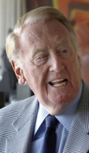 Vin Scully by Brant Ward Staff photographer the chronicle