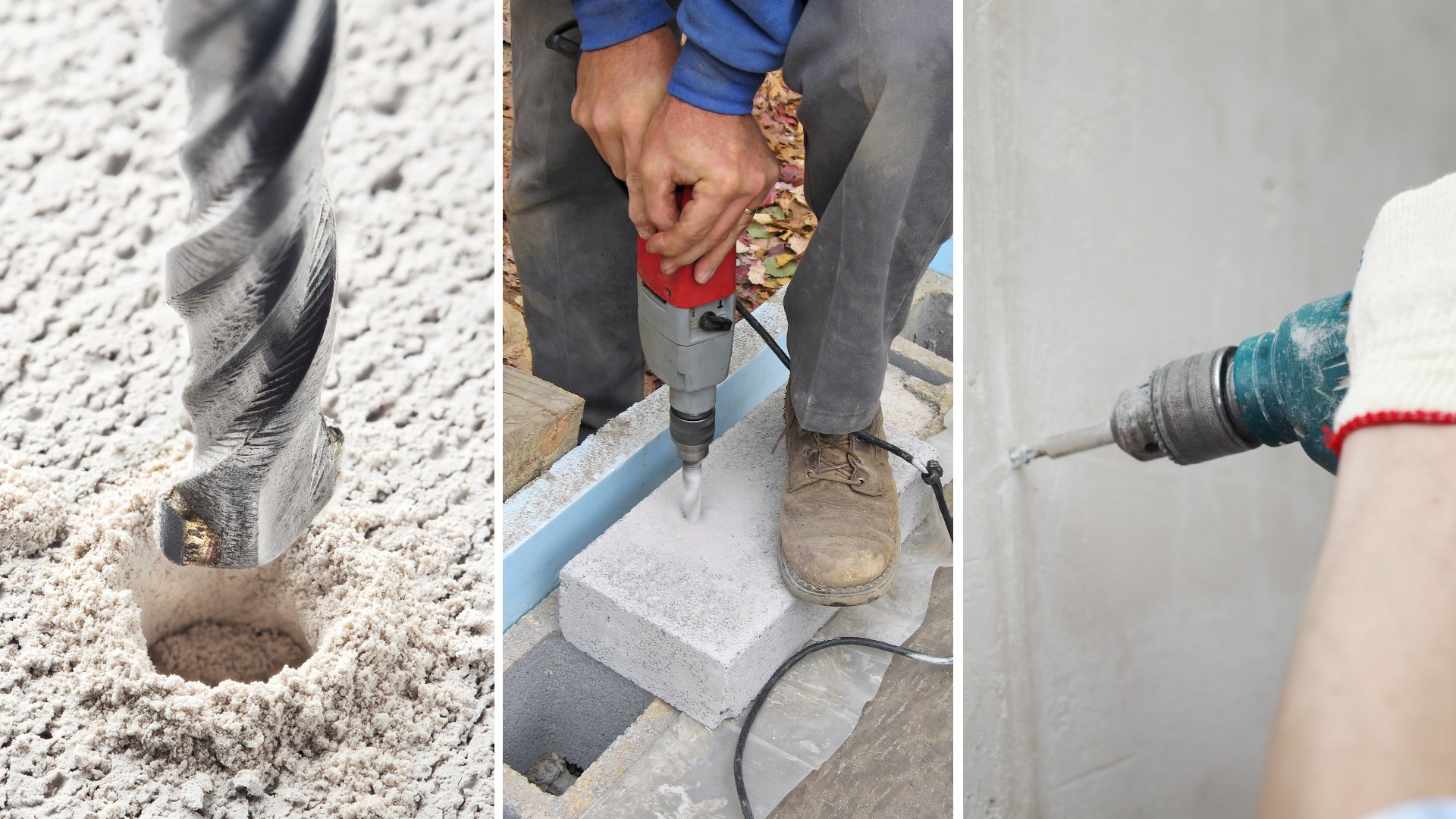 How To Drill Into Concrete Cesar s Concrete
