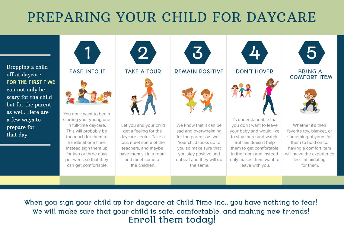 Dropping Your Child Off At Daycare Preschool & Childcare Center