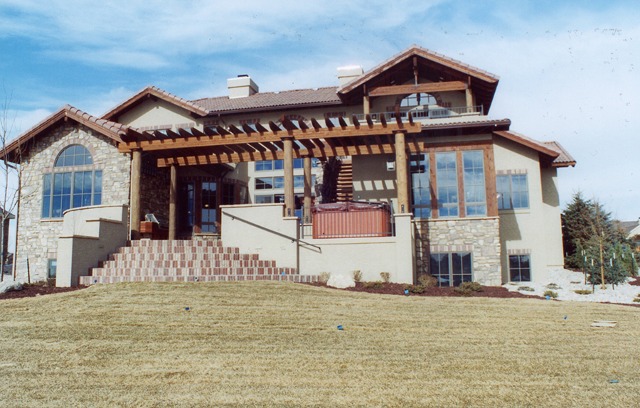 Back Exterior Shot of Custom Home - Classic Custom Builders