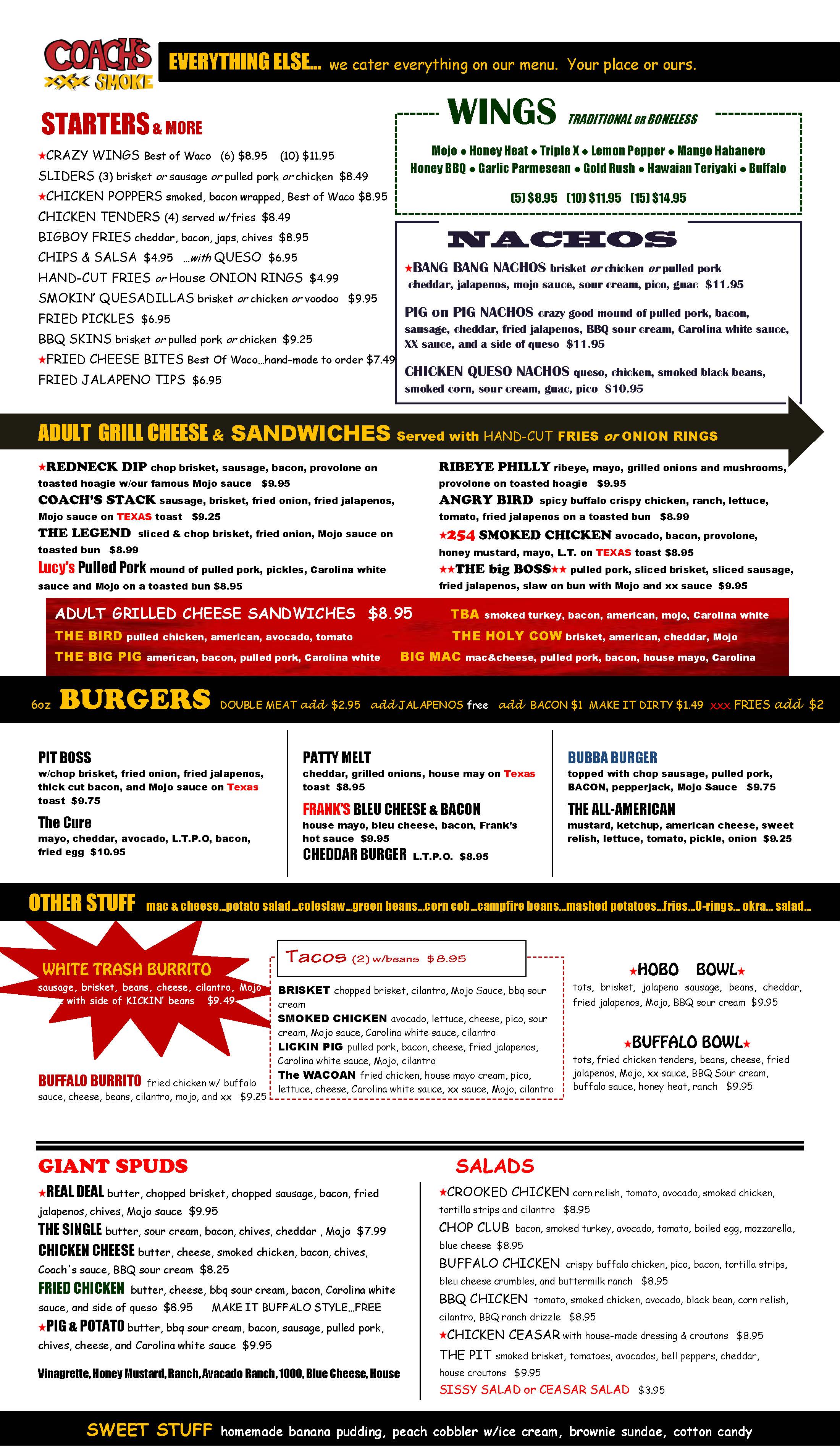 BBQ Restaurants Waco Barbecue Restaurant TX Sports Bars 76701