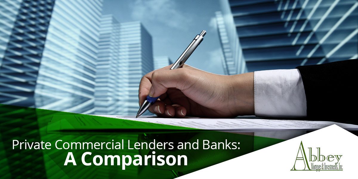 private commercial lenders and banks a comparison