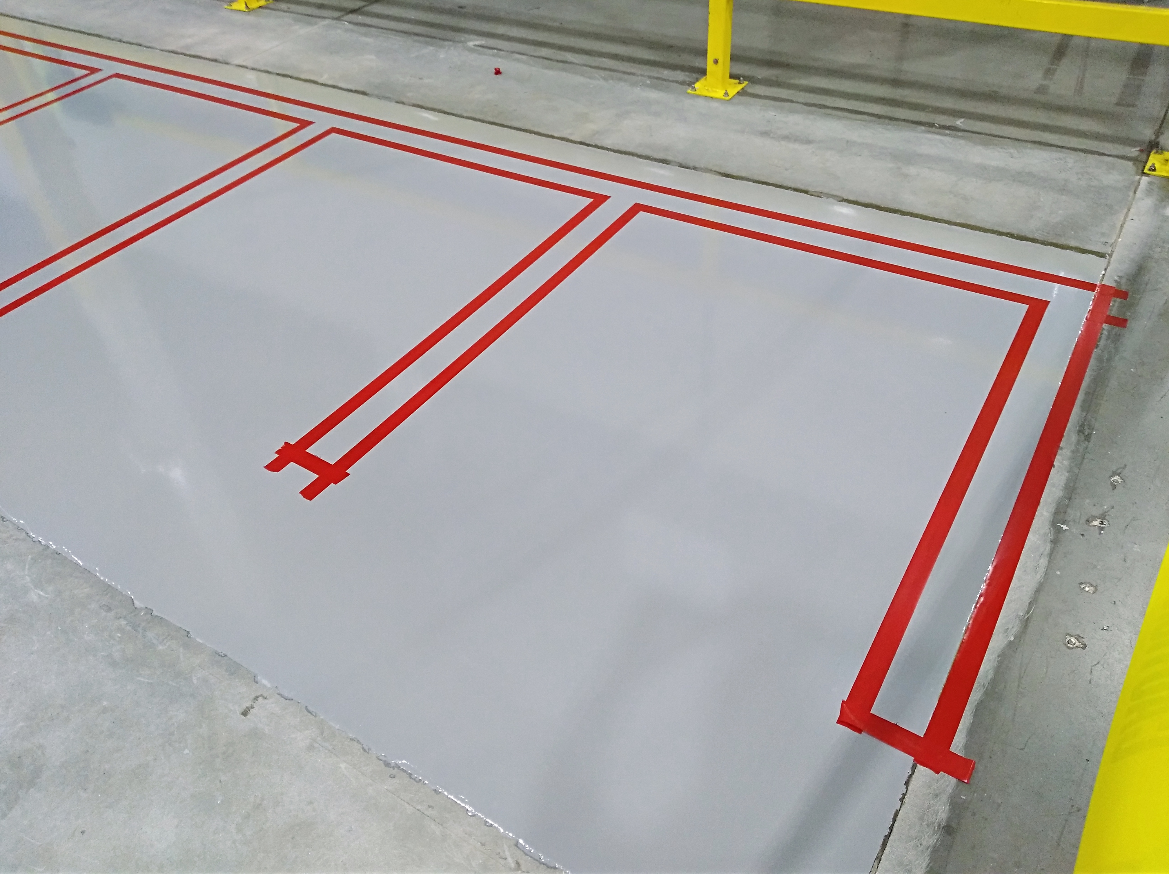 Painting Jobs on Warehouse Floors DJ's Painting