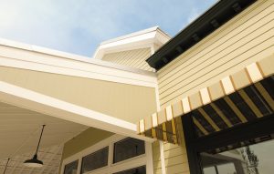 Wood composite siding
