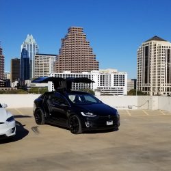 executesla, model x, model s, tesla, motors, atx, austin, wedding, getaway, get, away, black, white, hotel, vip, convoy, airport, drone