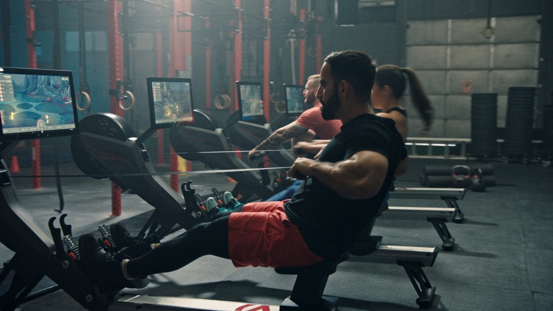 interactive rowing machine