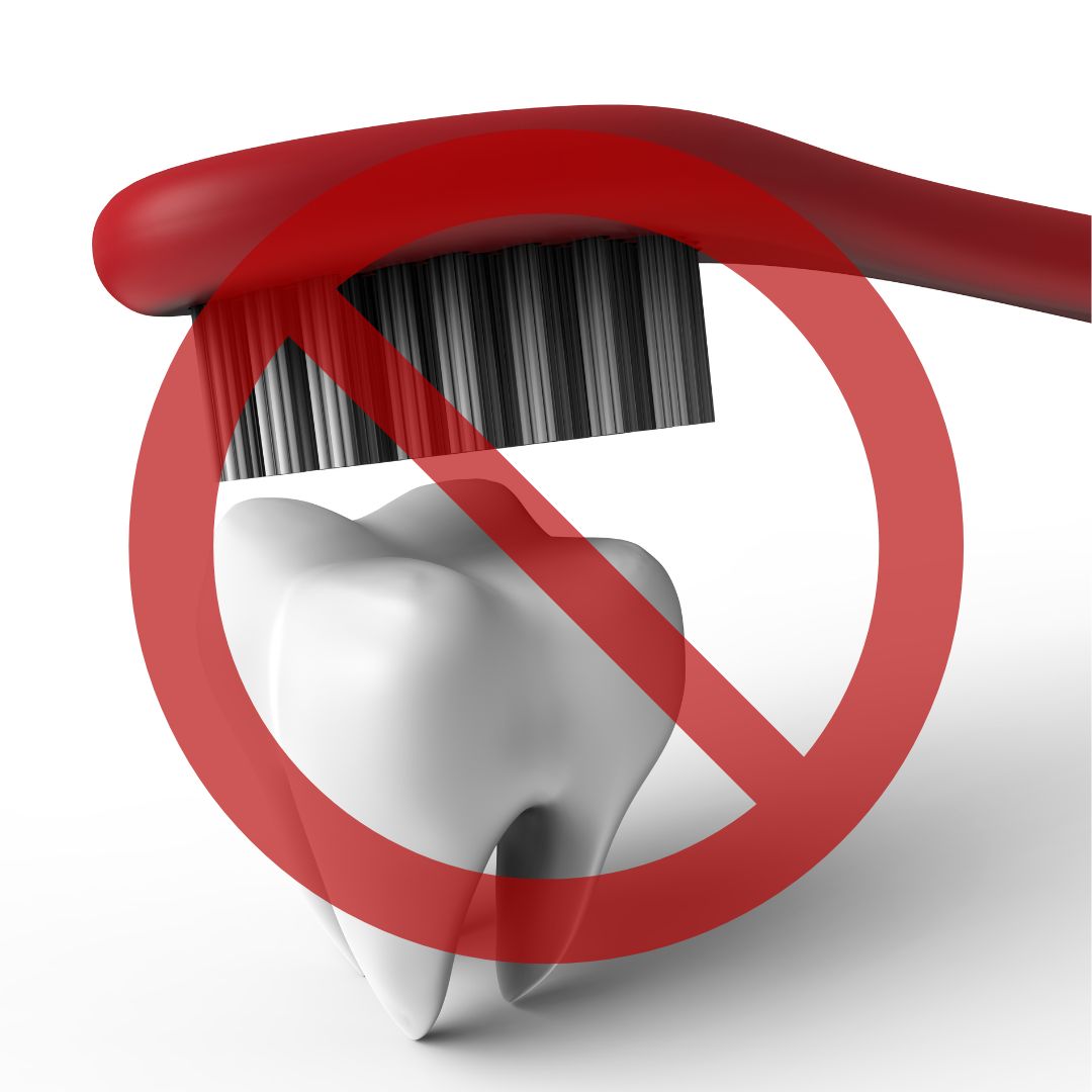 No brushing the area aftercare instructions