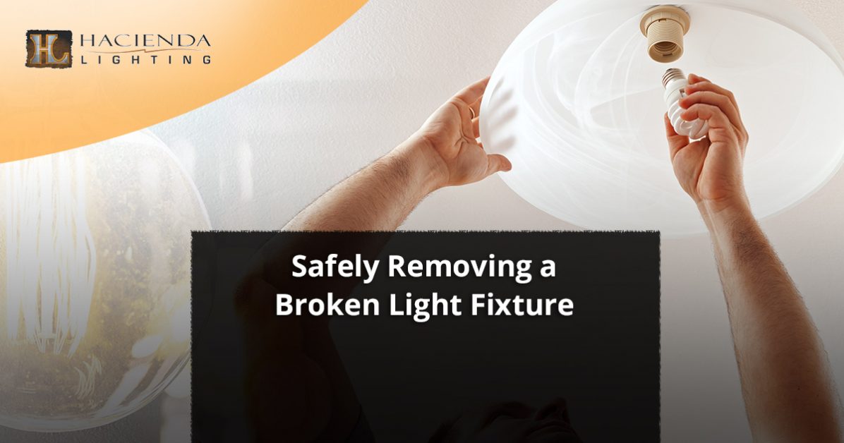 Lighting Showroom Scottsdale Removing A Broken Light Fixture