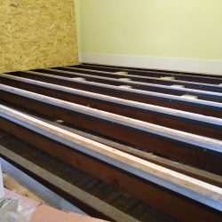 exposed floor joists