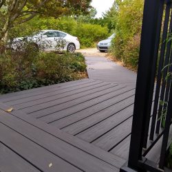 new Trex composite walkway