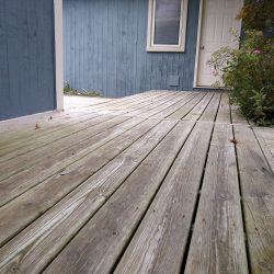 old wooden deck boards