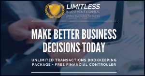 Unlimited Transaction Bookkeeping Package + Free Financial Controller