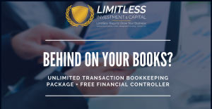 Behind on your Books? Unlimited Transaction Bookkeeping package + Access to a FREE financial controller