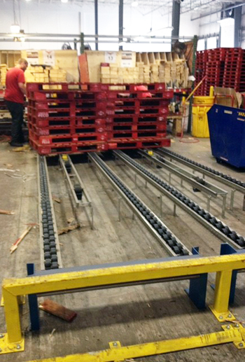 Magnum Wheel pallet Flow Racking