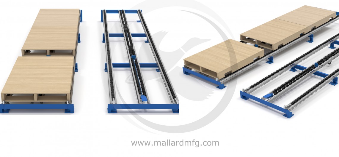 Fork Lift Pallet Flow Rack Separator FL 300 Illustration