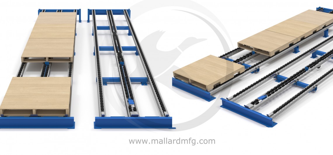 Layer Pick Pallet Flow Rack Separator LP-400 Illustration