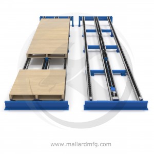 Pallet Flow Rack Layer Pick Separator - Mallard Manufacturing