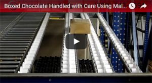 Flanged Wheel Carton Flow Video Test