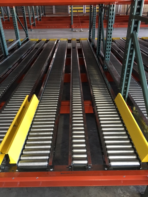 Pallet Flow Rack Improves FIFO Inventory Rotation Productivity