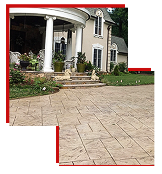 Concrete Driveway Baltimore Driveway Paving Md Colored Concrete 21227 Marrocco S Stamped Concrete