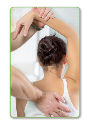 Chiropractic treatment of woman