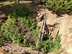 Mine shaft entrance