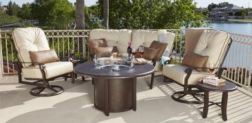 We offer quality aluminum patio furniture for less.