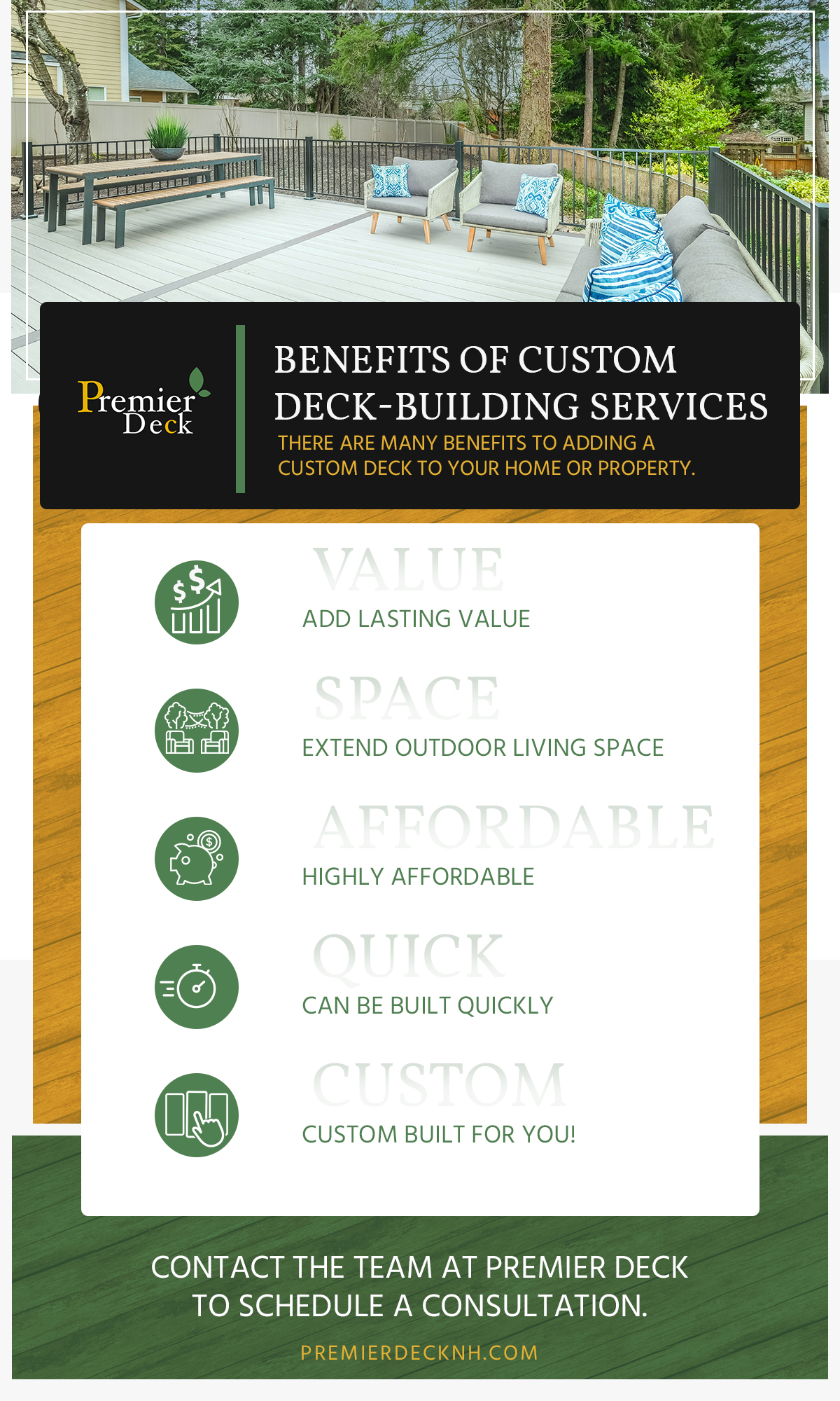 youtube premier outdoor living on Local Deck Building In New Hampshire Schedule A Consultation