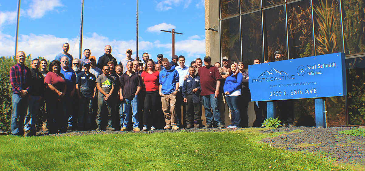 The team at Protcast, Inc., Denver's go-to machine parts partner