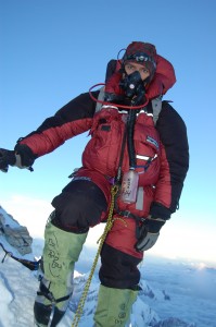 Jim at 26,000 ft in the Himalayas, Tibet