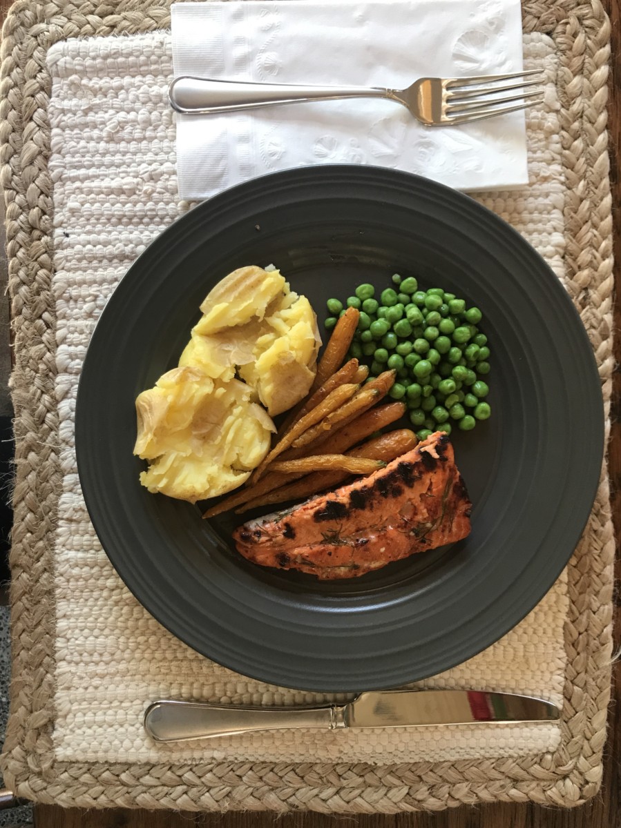 Healthy Salmon Dinner